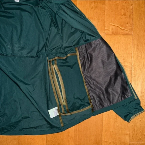 REI Co Op Flash Jacket Fjord Green Windbreaker Converts to Fanny Pack - Picture 4 of 13